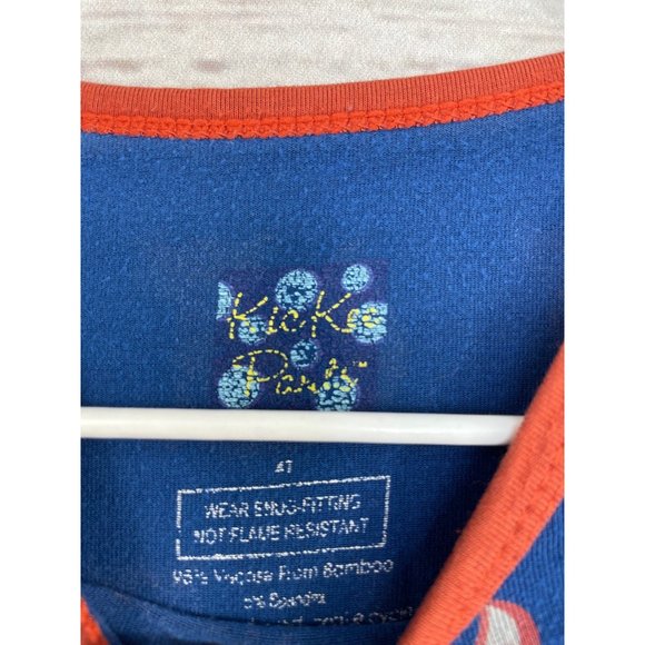 KicKee Pants Fox Pajama Top 4T - Picture 3 of 4